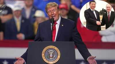 'They have too much to lose': Trump dismisses claims China, Russia are helping Iran 'at all'
