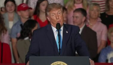 Trump suggests Iran could 'take out' Los Angeles during Nebraska rally