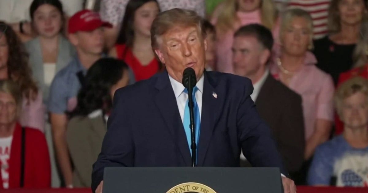 Trump suggests Iran could 'take out' Los Angeles during Nebraska rally