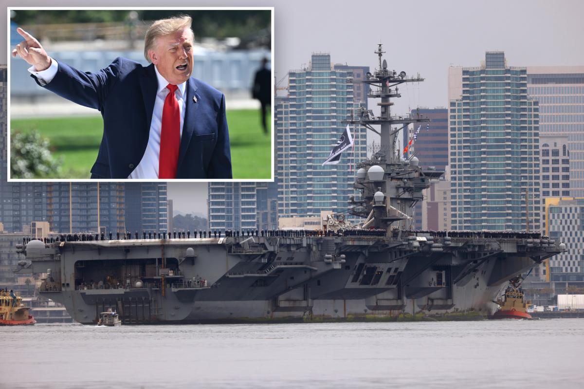 Trump sends 3rd aircraft carrier to Middle East with 10K more troops — as he weighs post-midterm Iran assault