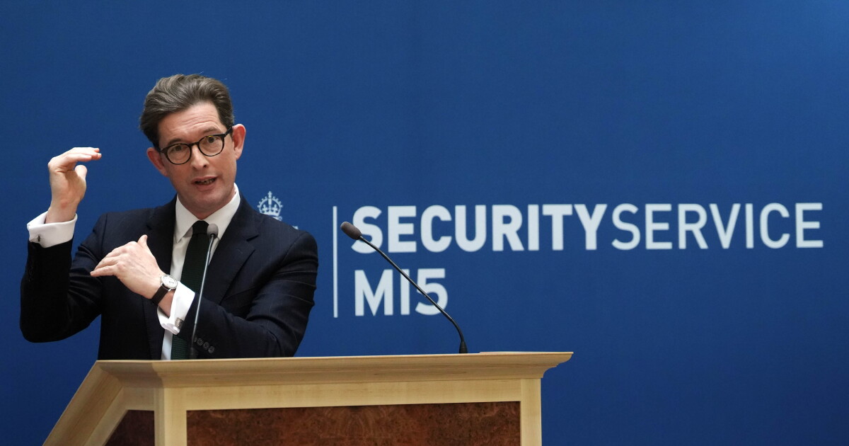 MI5 chief warns Iran is escalating UK threats