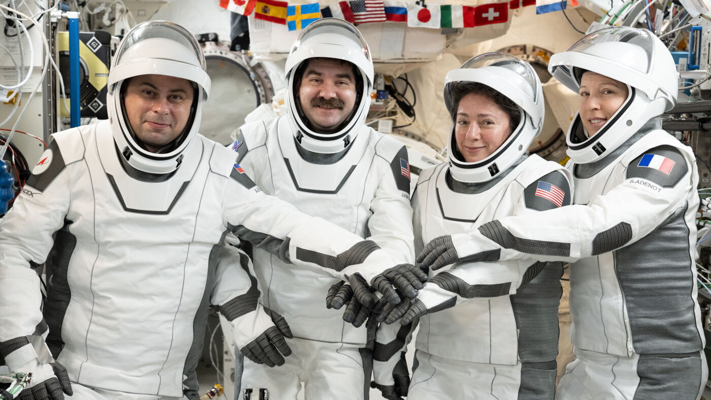 NASA’s Crew-12 returns to Earth after 8 months in space : NPR