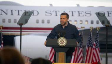 Vance targets Peltola, touts energy development at Alaska rally