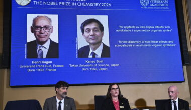 Henri B. Kagan and Kenso Soai win Nobel Prize in chemistry : NPR