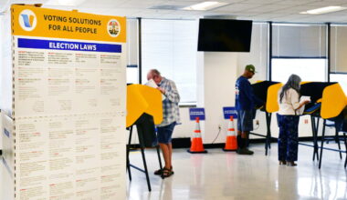 DOJ charges 28 people in California with voting crimes : NPR