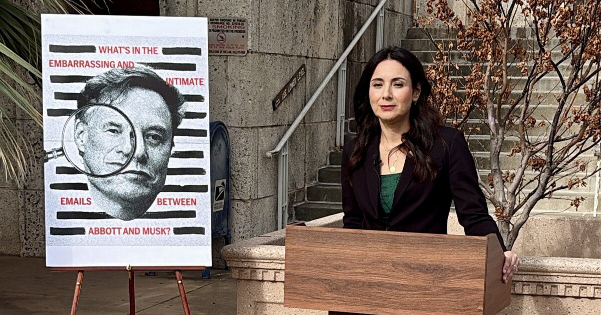 Gina Hinojosa sues for Abbott emails involving Elon Musk