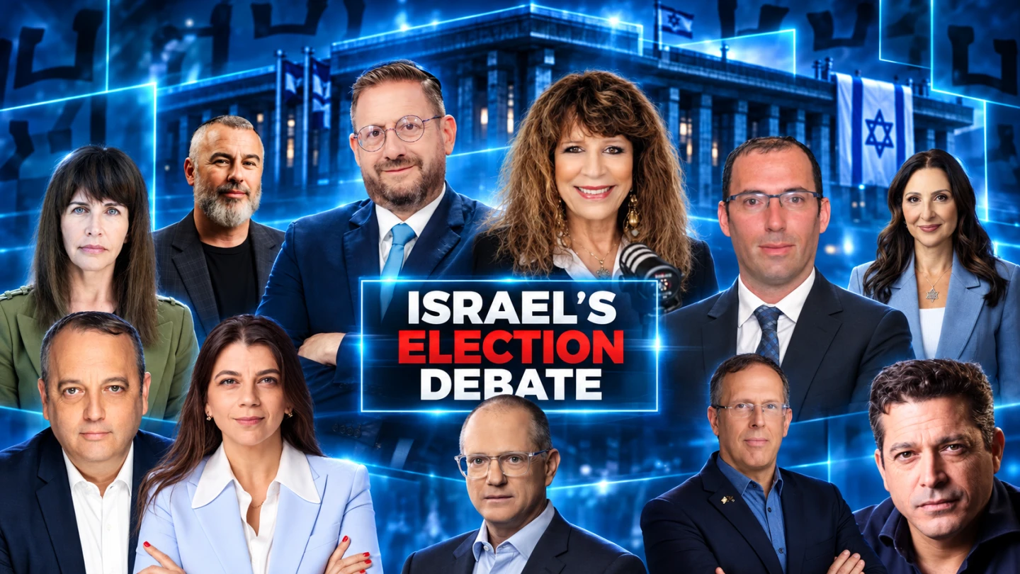 WATCH: Nine parties make their case in Israel’s English-language election debate - Israel & Jewish News