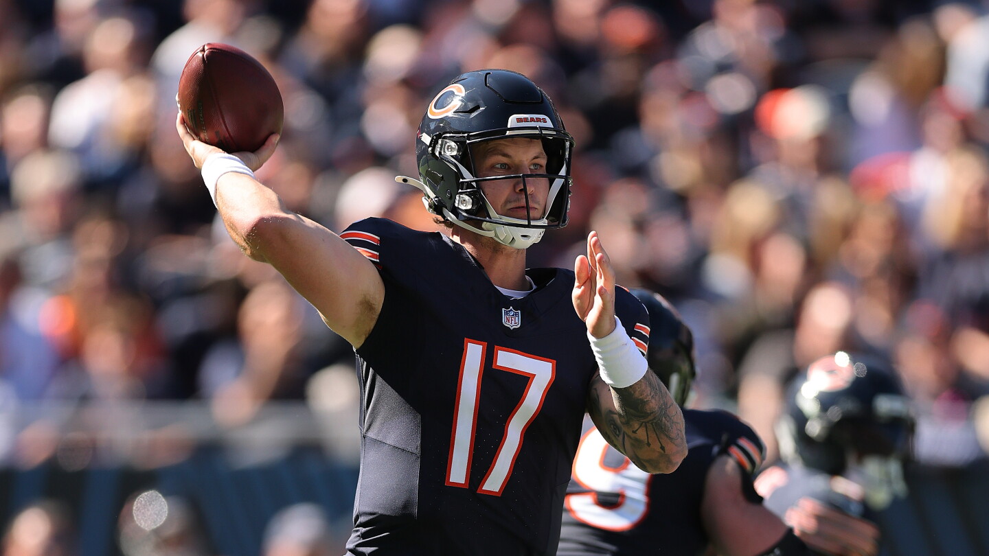 Tyson Bagent is expected to start Week 5 vs. Packers
