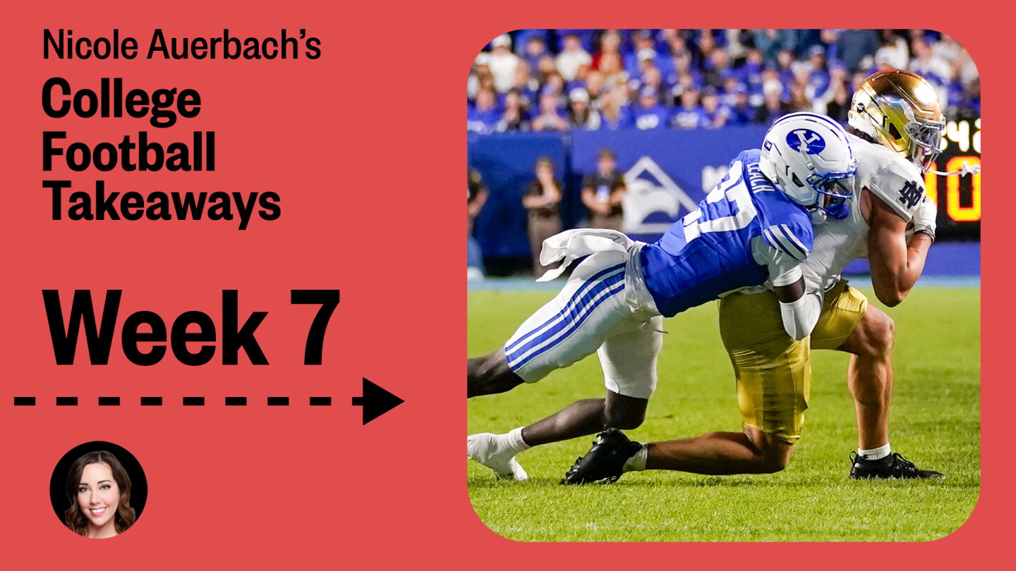 Takeaways from College Football Week 7: Chaos reigns supreme as five top-10 squads lose