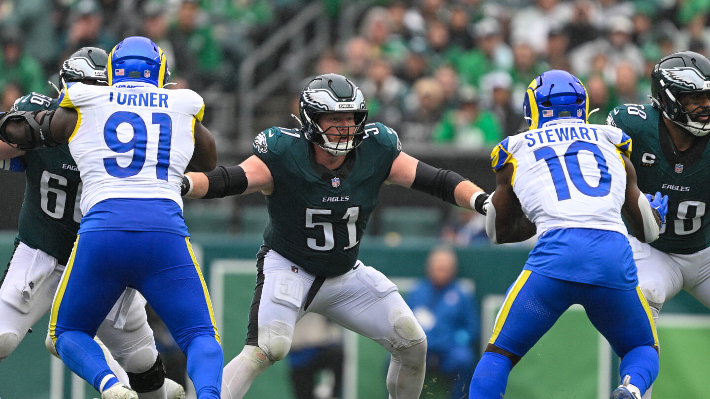 Eagles trade Cam Jurgens to Ravens