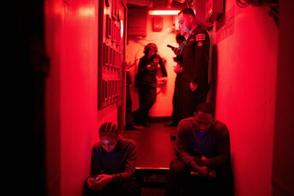 Aboard the USS George Washington, Young Sailors Adjust to War With Iran