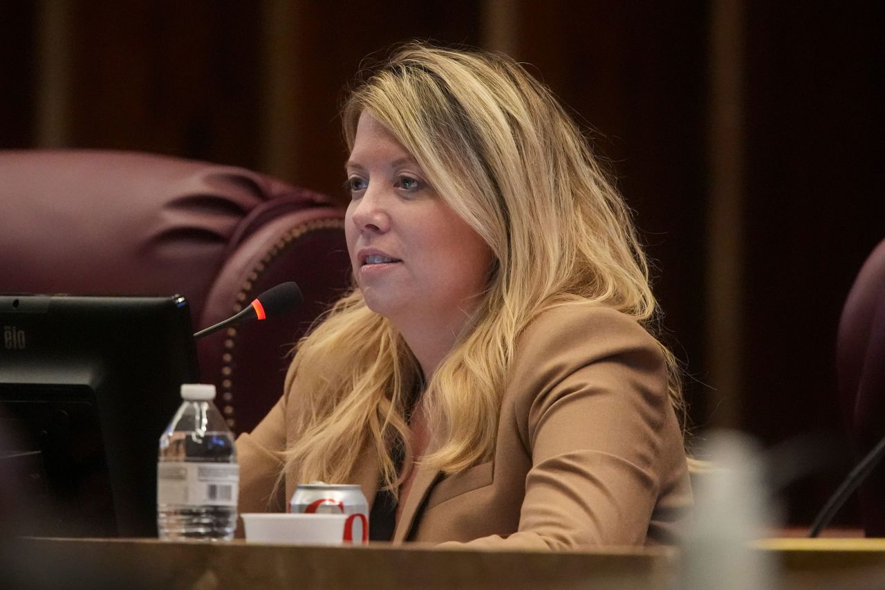 Jerri Green speaks at a meeting of the Memphis City Council in September 2025.