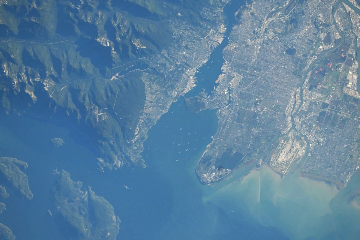Astronaut shares photo of Vancouver from space station