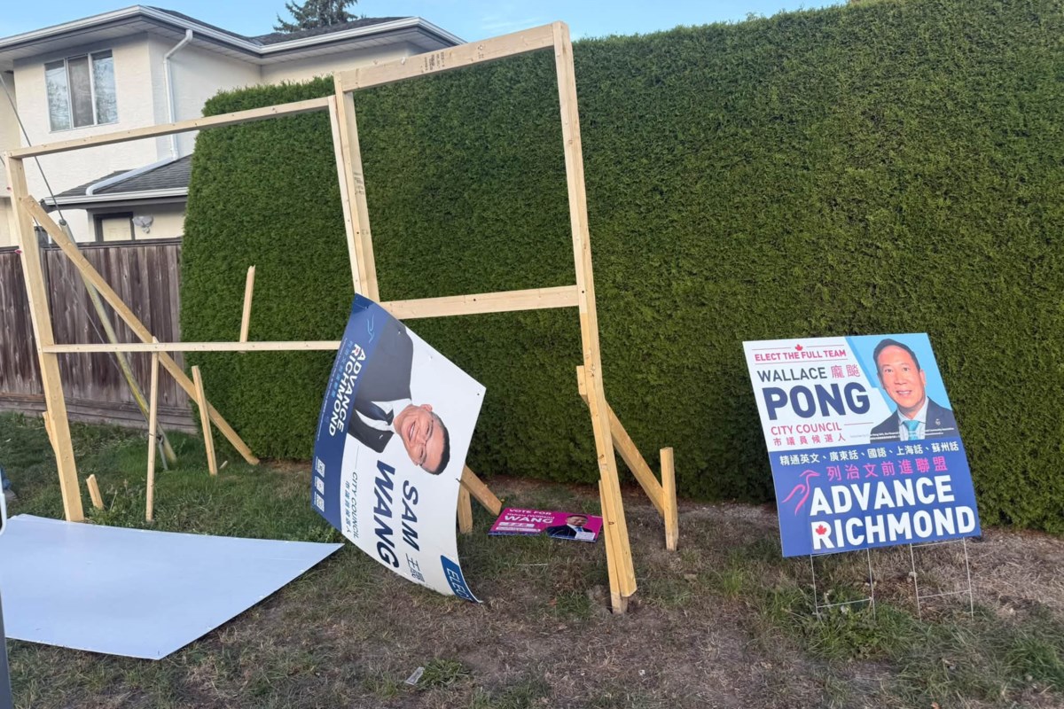 Richmond Votes: Defaced, broken election signs in Richmond