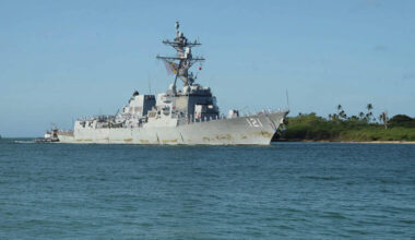 Pearl Harbor-based ship crew return from Iran